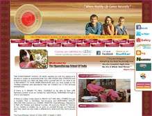Tablet Screenshot of hypnotherapyschoolindia.com